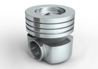 steel piston